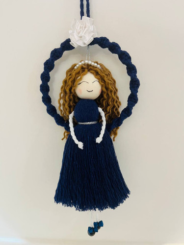 عروسک مکرومه آویزدار